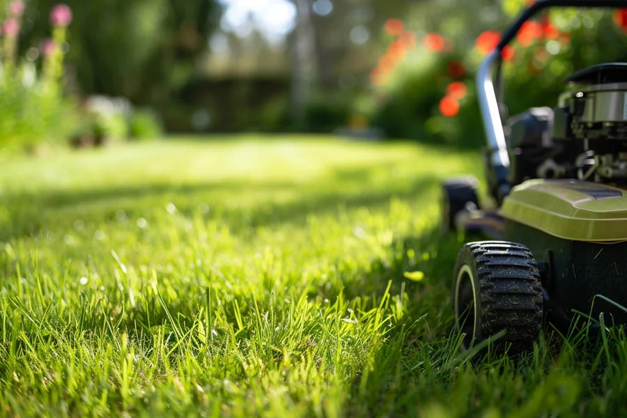 electric self propelled lawn mowers