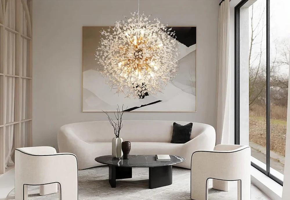 contemporary crystal chandelier