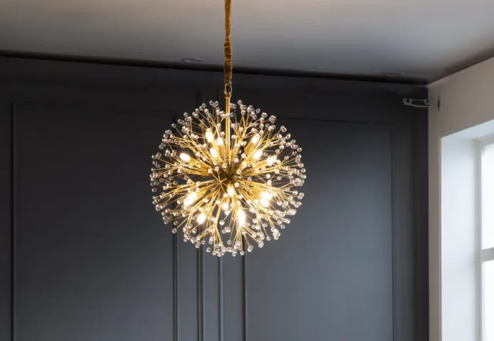 beaded crystal chandelier