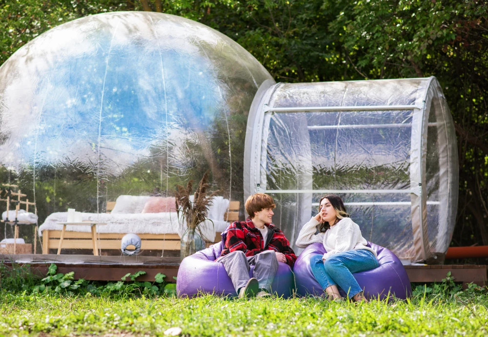 inflatable tent looks like bubble