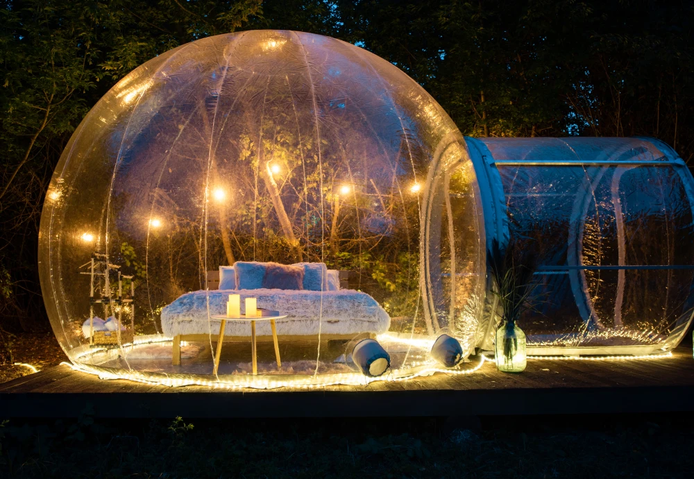 outdoor inflatable bubble tent